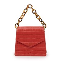 SINBONO/シンボノ SINBONO Mia Acrylic Chain Top Handle Bag － Red/508414434