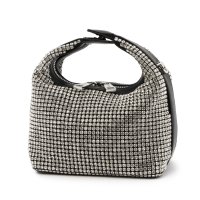 SINBONO/シンボノ SINBONO Vienna Top Handle Crossbody Bag － Silver Rhinestone/508414437
