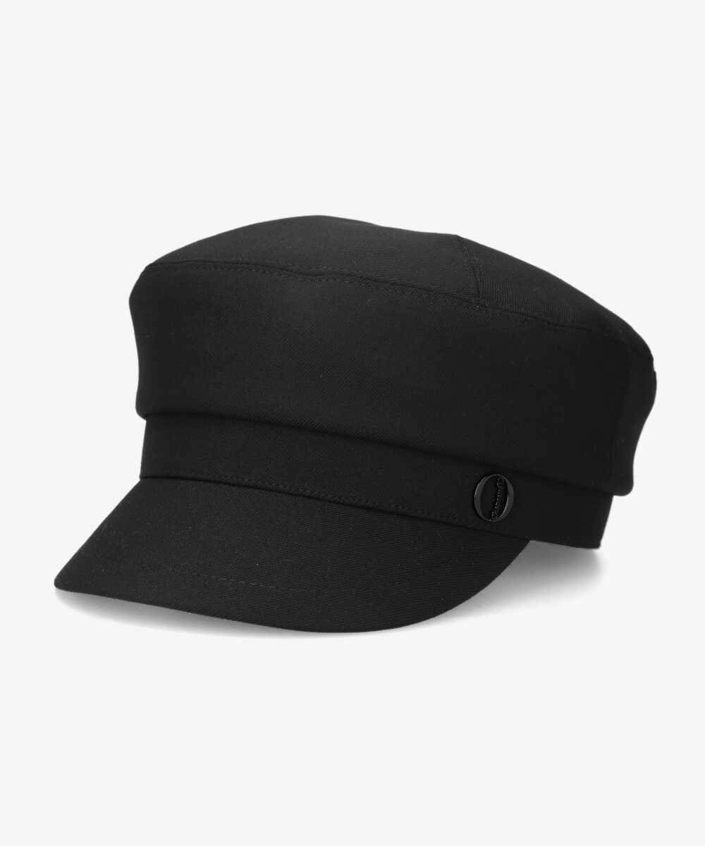 Chapeau d'O 麦わら帽子 ストライプと黒 麦わら帽子 ストライプ カンカン帽 ネイビー【St Canotier