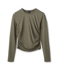 JAMES PERSE/コットンポリエステルジャージー サイドシャーリングTシャツ WMTP3232/508414697