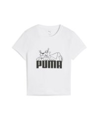 PUMA/ウィメンズ グラフィック スーパー プーマ スリム ショート 半袖Tシャツ/508414752