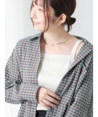 Te chichi TERRASSE/テチチ テラス Te chichi TERRASSE ラメ混ワイドリブキャミソール/508414851