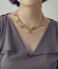 GOLDY/ゴールディ GOLDY ミックス チャーム IDプレート ネックレス 3250501/508415151