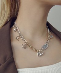 GOLDY/ゴールディ GOLDY ミックス チャーム IDプレート ネックレス 3250501/508415151