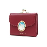 PAUL＆JOE ACCESSOIRES/ポールアンドジョーアクセソワ PAUL & JOE ACCESSOIRES 三つ折り財布 レディース コンパクト 財布 合皮 がま口 小銭入れ ミニ財布 かわい/508415160