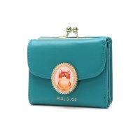 PAUL＆JOE ACCESSOIRES/ポールアンドジョーアクセソワ PAUL & JOE ACCESSOIRES 三つ折り財布 レディース コンパクト 財布 合皮 がま口 小銭入れ ミニ財布 かわい/508415160