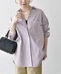 SHIPS any WOMEN/SHIPS any:〈洗濯機可能〉REPREVE レギュラーカラー ルーズ ポケット シャツ/506611386