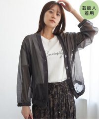 ikka/V襟シアーカーディガン/508111538