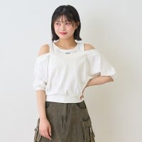 Lovetoxic/ラブトキシック Lovetoxic オフショルレイヤードTシャツ/508385769