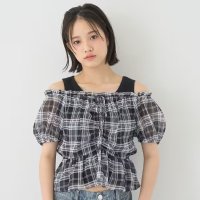Lovetoxic/ラブトキシック Lovetoxic チェックオフショルインナーSET/508389020