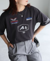 Riberry/リベリー Riberry スポーティーミックスロゴデザインTシャツ/508391414