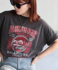 Riberry/リベリー Riberry カレッジロゴヴィンテージライクピグメントTシャツ/508391415