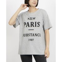 Anna Nicola/アンナニコラ Anna Nicola パール付き半袖ロゴTシャツ/508399272