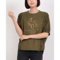 A.N.L/エー・エヌ・エル A.N.L スパンコールロゴ素材切り替えカットソー/508399274