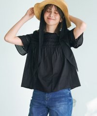 NIJYUSANKU（LARGE SIZE）/【好評につき一部追加予約/WEB&一部店舗限定】コットンローン ピンタック フレア ブラウス/508415614