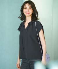 NIJYUSANKU（LARGE SIZE）/【WEB&一部店舗限定】ライトタンブラー ギャザー フリル ブラウス/508415615
