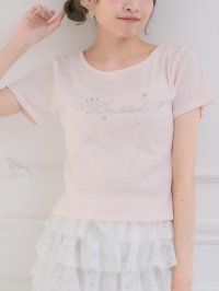 Emsexcite/エムズエキサイト ems excite ビジューモチーフTEE/508415702