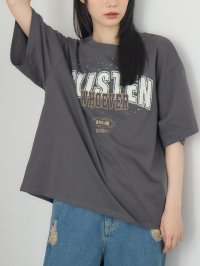 RETRO GIRL/レトロガール RETRO GIRL ビジューロゴBIGTEE/508415706