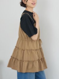 RETRO GIRL/レトロガール RETRO GIRL フリルティアードキャミワンピース/508415708