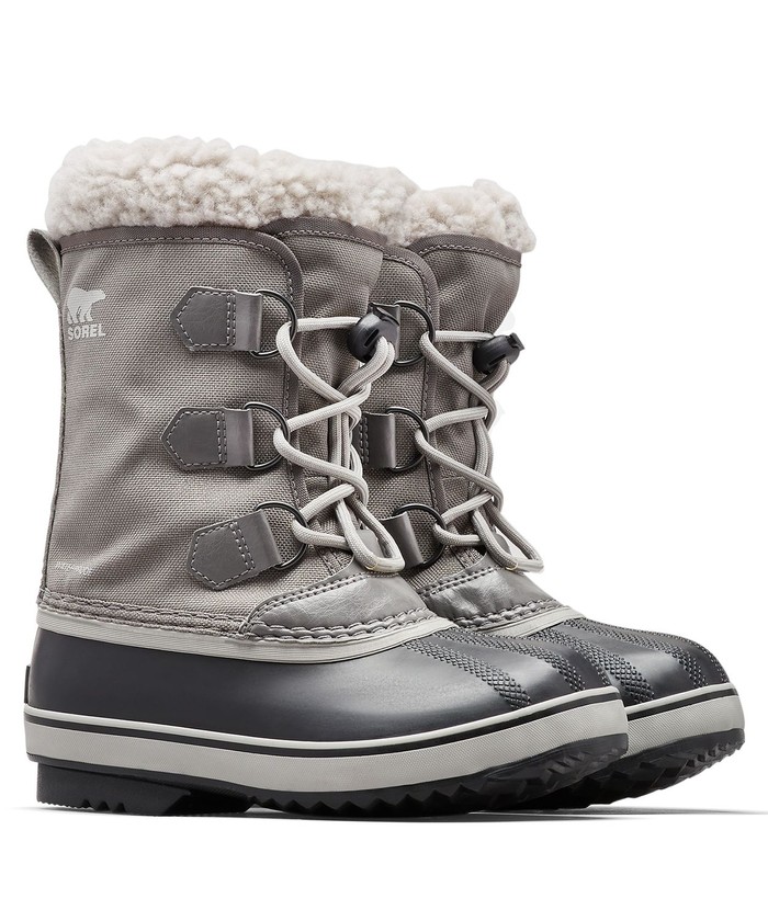 新品　SOREL ソレル　ユートパックナイロン　キッズ　19cm　グレー SOREL/ 【KIDS】ユートパックナイロン ウォータープルーフ