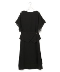 NIJYUSANKU（LARGE SIZE）/【APPLAUDIR】シフォンジョーゼット コンビドレス/508415761