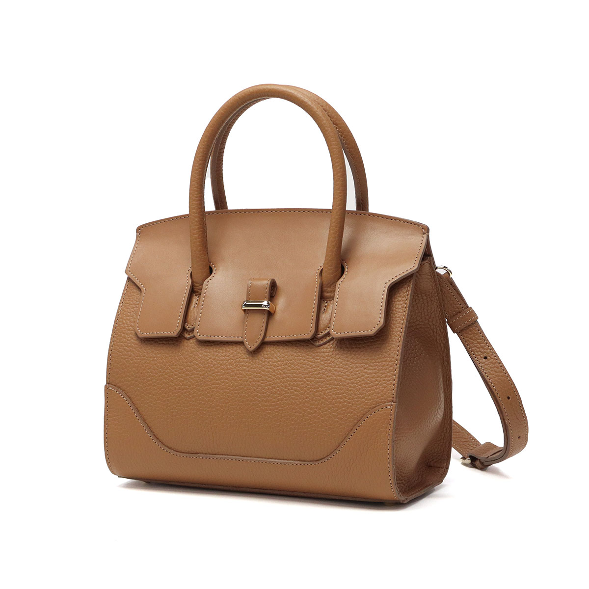 美品　ペッレモルビダ　ビジネスバッグ　レザー　薄いブラウン MH009-フラップビジネスバッグ | PELLE MORBIDA ペッレ モルビダ