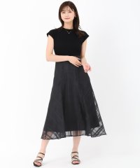 MISCH MASCH/ミッシュマッシュ MISCH MASCH 2025秋冬新作 シアーチェックドッキングワンピース/508416180