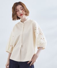 grove/グローブ grove エシカル袖刺繍ブラウス/508416281