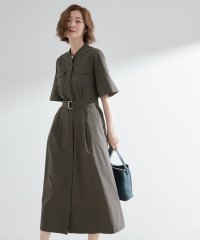 grove/グローブ grove フレアスリーブシャツワンピース/508416291