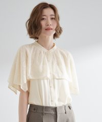 grove/グローブ grove ペイズリー刺繍ケープブラウス/508416298