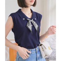 KOBE LETTUCE/コウベレタス KOBE LETTUCE スカーフセット 襟付きノースリーブニット [C7614]/508416361