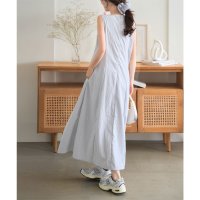 KOBE LETTUCE/コウベレタス KOBE LETTUCE シュシュ付き スクエアネックロングワンピース [E3525]/508416367