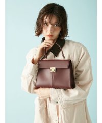 LILY BROWN/スクエアバックルトップハンドルバッグ/508416583
