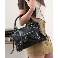 florge/フロージュ florge 2WAY レザータッチスタッズデコ ボストンバッグ/ ショルダーバッグ/508416871