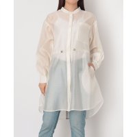 M‘S STYLE/エムズスタイル M'S STYLE ラインアクセントシアーシャツ/508417035
