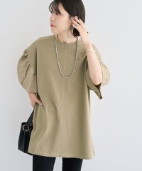Green Parks/グリーン パークス Green Parks 袖サテンドッキングチュニック/508417343