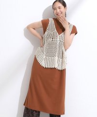 SHOO・LA・RUE/シューラルー SHOO・LA・RUE 【2点セット】クロシェ編みレースベスト＋Tシャツワンピースセット/508417373