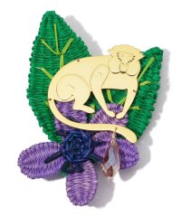 TOMORROWLAND GOODS/Mercedes Salazar Monkey Purple ブローチ/508417393