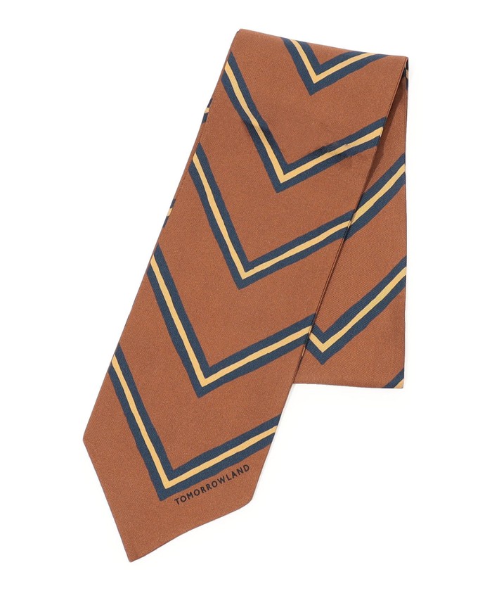 【美品✨️】TOMORROWLAND シルク スカーフ 大判 トゥモローランド TOMORROWLAND MADE IN ITALY ランダムドット シルクスカーフ