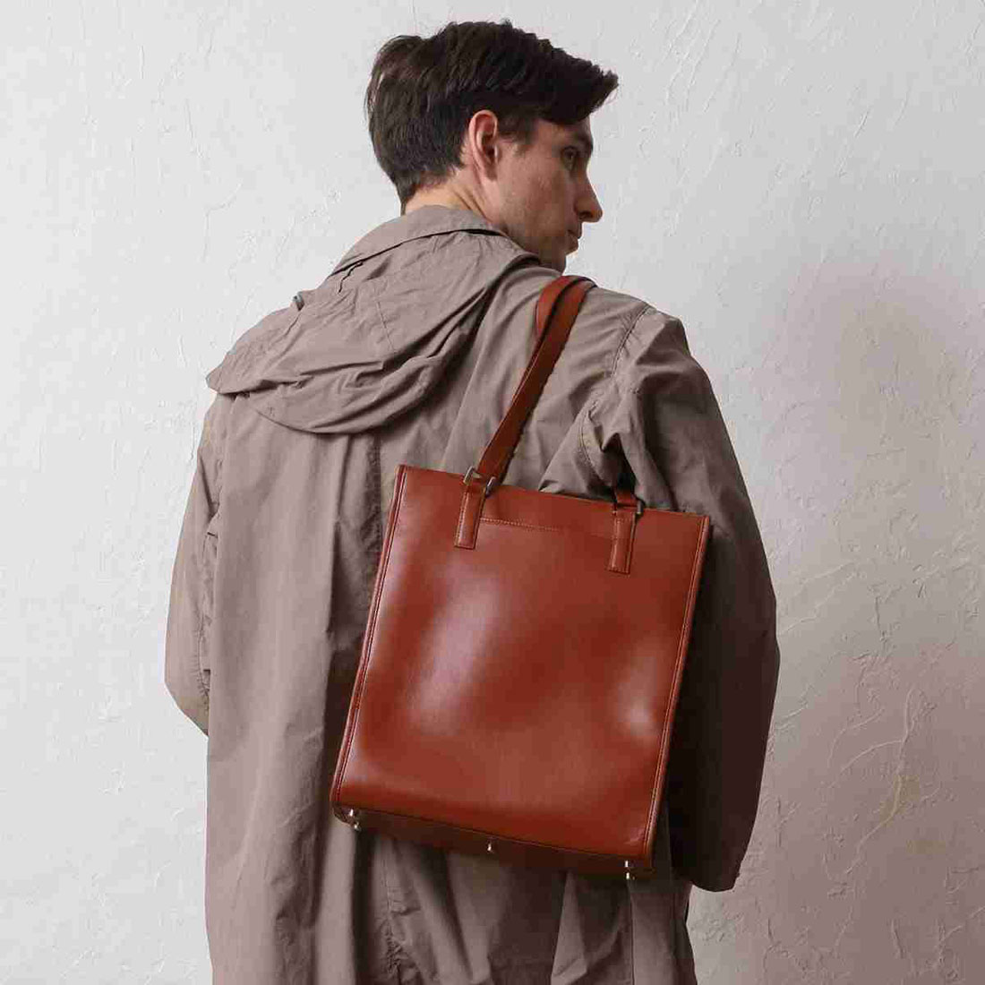 BLUE SINCERE（ブルーシンシア）本革　トートバッグ　ダークブラウン Bag – タグ 