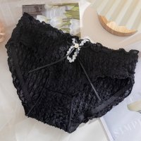 shoppinggo/ショッピングゴー shoppinggo レースショーツ 花柄 リボン セクシー ショーツ単品 パンティ 薄型 総レース 透け感 下着 ランジェリー シースルー /508417949