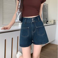 shoppinggo/ショッピングゴー shoppinggo デニムパンツ ショートパンツ デニム ハイウエスト レディース ショーパン スタッズ入り 美脚ボトムス お洒落 カジュア/508417956