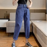 shoppinggo/ショッピングゴー shoppinggo デニムパンツ 低身長 レディース アンクル丈 ストレートデニム ハイウエスト ジーンズ ズボン ジーパン ボトムス 美脚/508417957