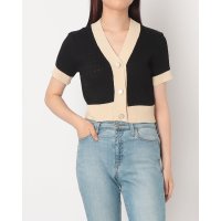 STYLEBLOCK/スタイルブロック STYLEBLOCK 半袖Vネックニットカーディガン/508418057