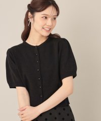 Couture Brooch/クチュール ブローチ Couture Brooch パターンメッシュ半袖カーディガン/508418118