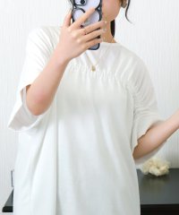 libelle more/リベル モア libelle more ギャザー切替Tシャツ/508418122