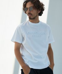 1PIU1UGUALE3 RELAX/ウノ ピゥ ウノ ウグァーレ トレ リラックス 1PIU1UGUALE3 RELAX 立体刺繍 ブランドロゴ シルケット生地 半袖Tシャツ/508418195