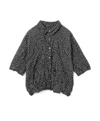 mizuiro ind/mizuiro ind ドットプリントキャッチワッシャーシャツ/508418401