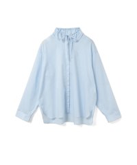 mizuiro ind/mizuiro ind ギャザースタンドカラーシャツ/508418404