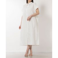 Lugnoncure/ルノンキュール Lugnoncure 無地／ストライプフレンチスリーブワンピース/507008871